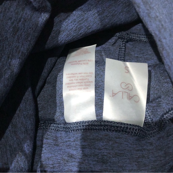 NWT Calia ultra high rise blue black bootcut leggings small - Picture 2 of 5